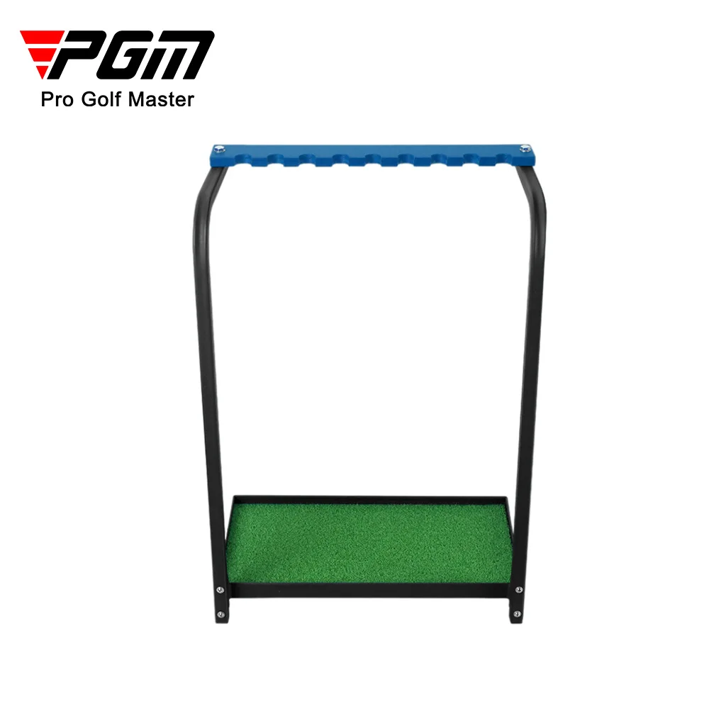 PGM Golf Pole Stand Organizer Equipment Storage 9 Holes Golf Club Rack Durable Golf Course Supplies ZJ005