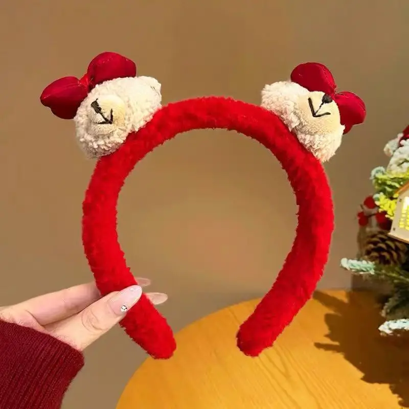 أنيقة القوس الدب الدب غسل الوجه هيرباند للفتيات 2024 جديد المضادة للانزلاق واسعة حافة عقال لطيف دبوس الشعر إكسسوارات الشعر