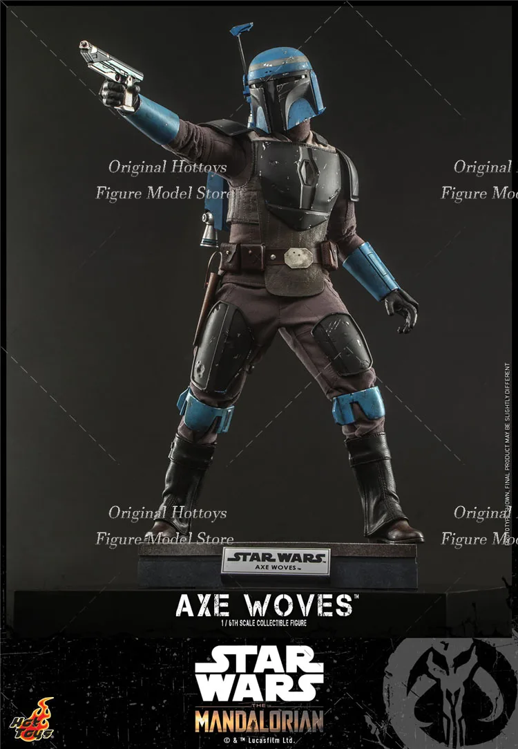 HOTTOYS HT TMS070 1/6 Scale Male Soldier The Mandalorian Season 2 Axe Woves Full Set 12-inch Action Figure Model Collection