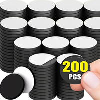 200/1PCS Magnetic Dots Sheets Round Self Adhesive Magnet Sheet for Household Refrigerator Office DIY Craft Soft Stickers