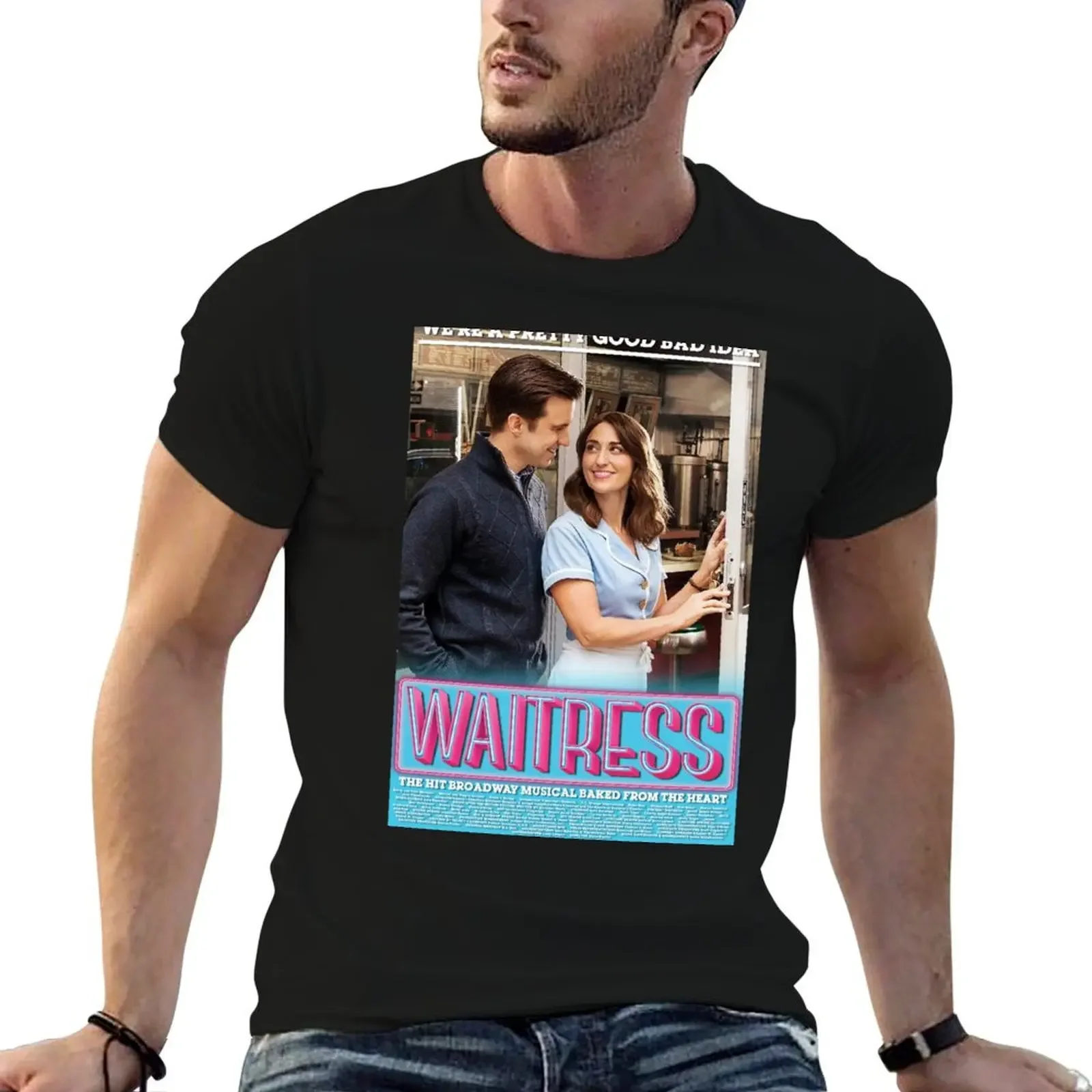 

Sara Bareilles And Gavin Creel Poster T-Shirt oversized t shirt graphic t shirt vintage Blouse oversizeds Men's t shirts