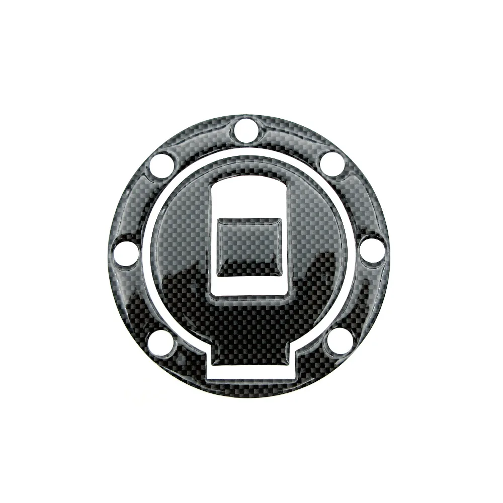 Carbon Fibre Fuel Gas Tank Cap Cover Pad Sticker Protector Tank Protector Pad Sticker Decal For Yamaha YZF R6 1999 2000