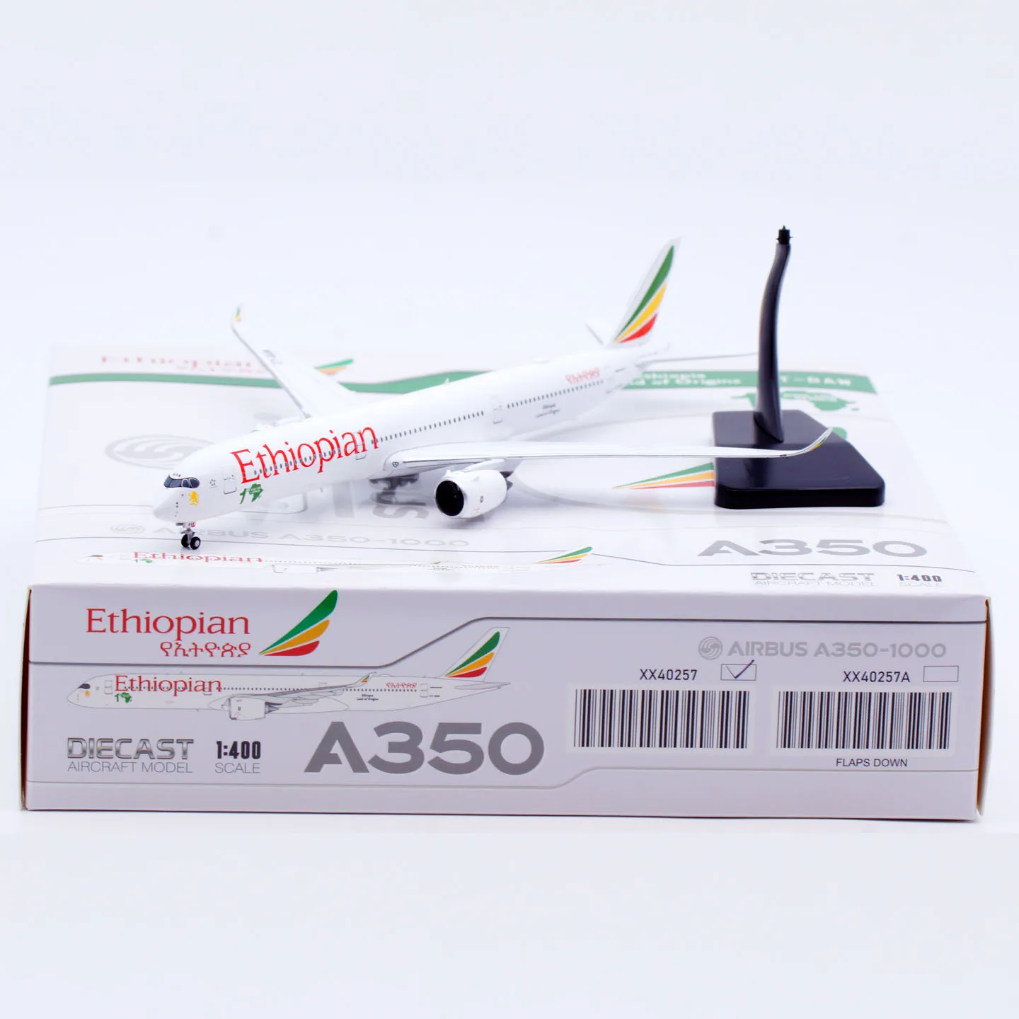 

XX40257 Alloy Collectible Plane Gift JC Wings 1:400 Ethiopian Airlines Airbus A350-1000 Diecast Aircraft Jet Model ET-BAW