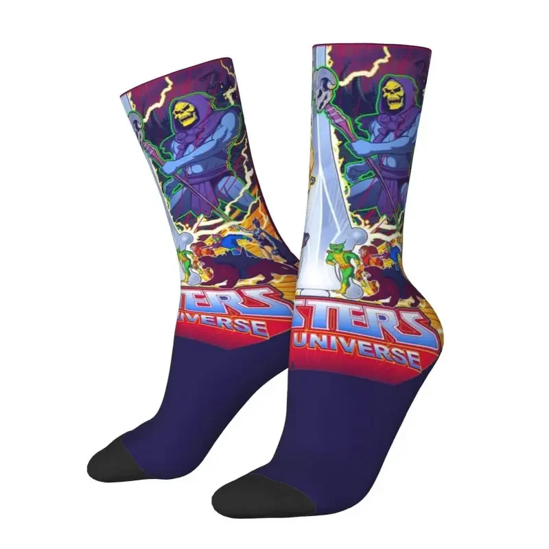 Meister des Universums Männer Frauen männliche Crew Socken cool er Mann Skeletor Heman 80er Jahre Cartoon Frühling Sommer Herbst Winter verrückte Socken