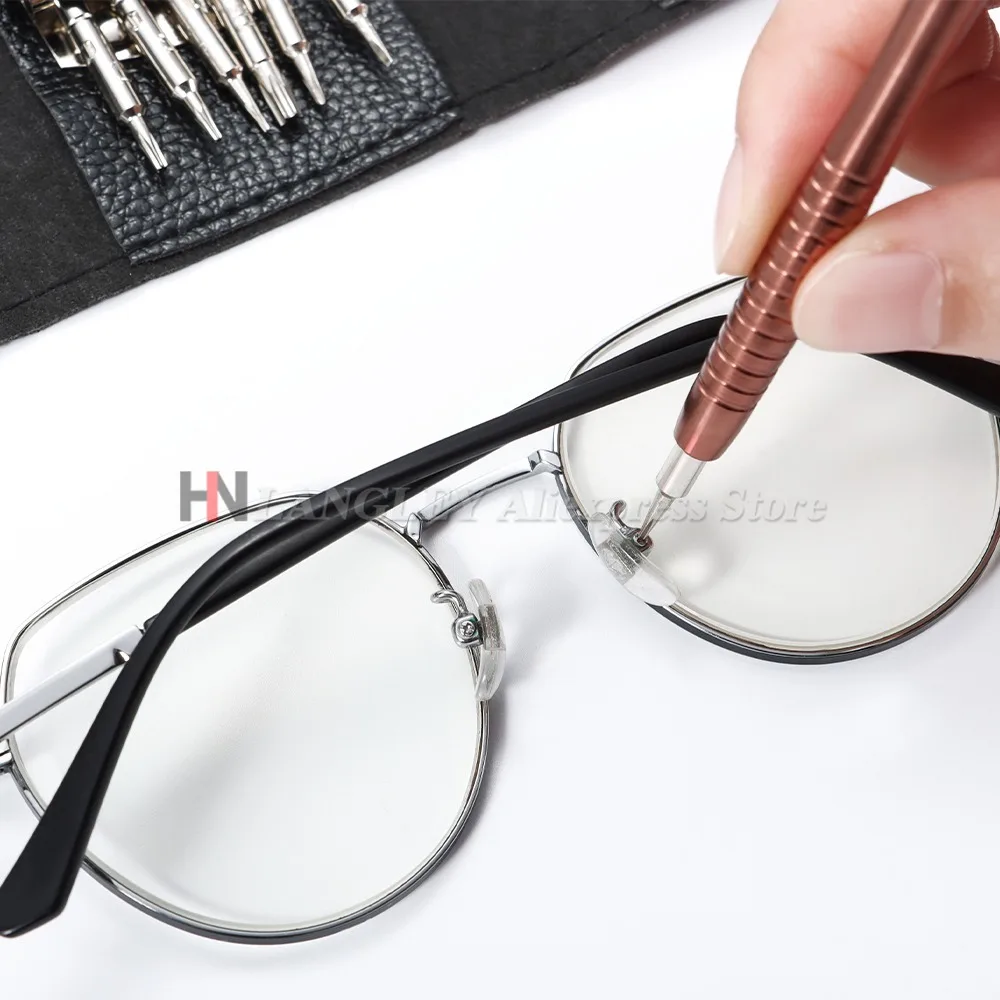 Mini-Präzisions-Schraubendreher-Set, 25-in-1, elektronischer Torx-Schraubendreher, Öffnungs-Reparatur-Werkzeug-Set für iPhone, Kamera, Uhr, Tablet, PC