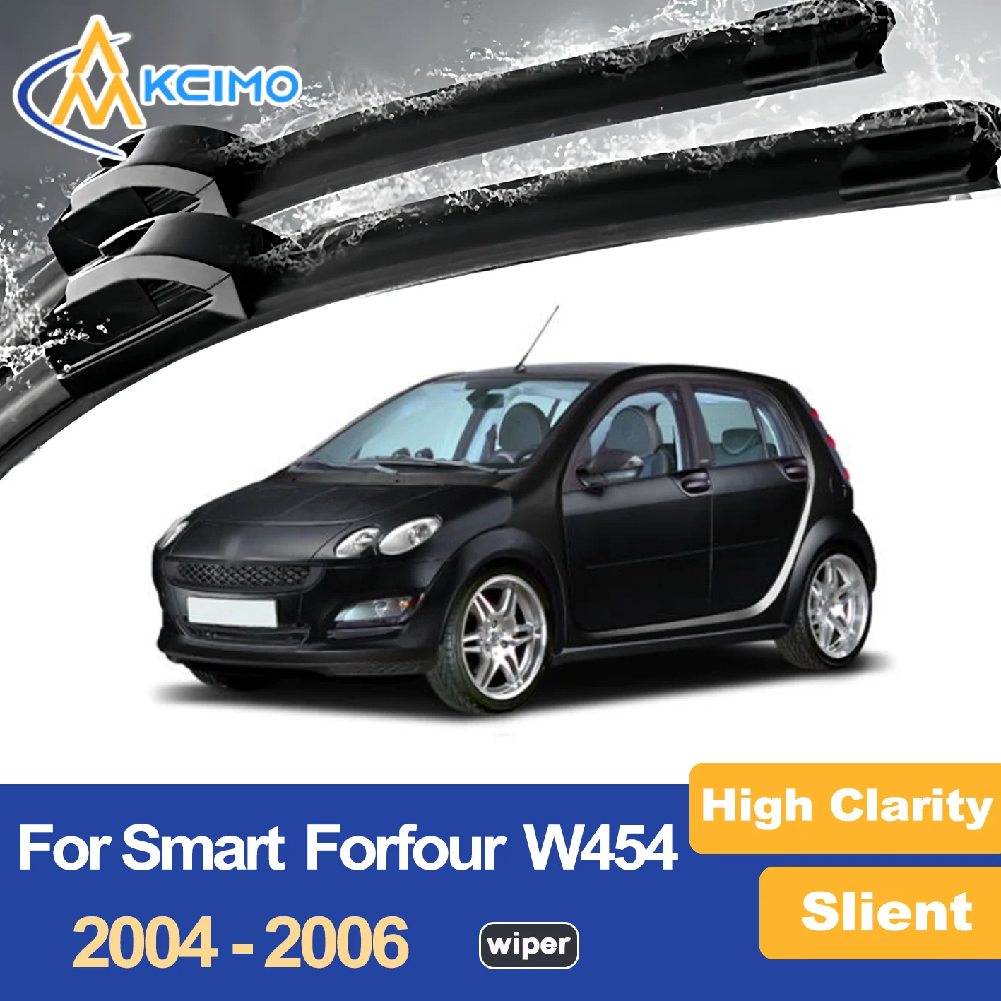 

Premium Wiper Blades for Smart Forfour W454 2004–2006 Streak Free Durable Clear Visibility
