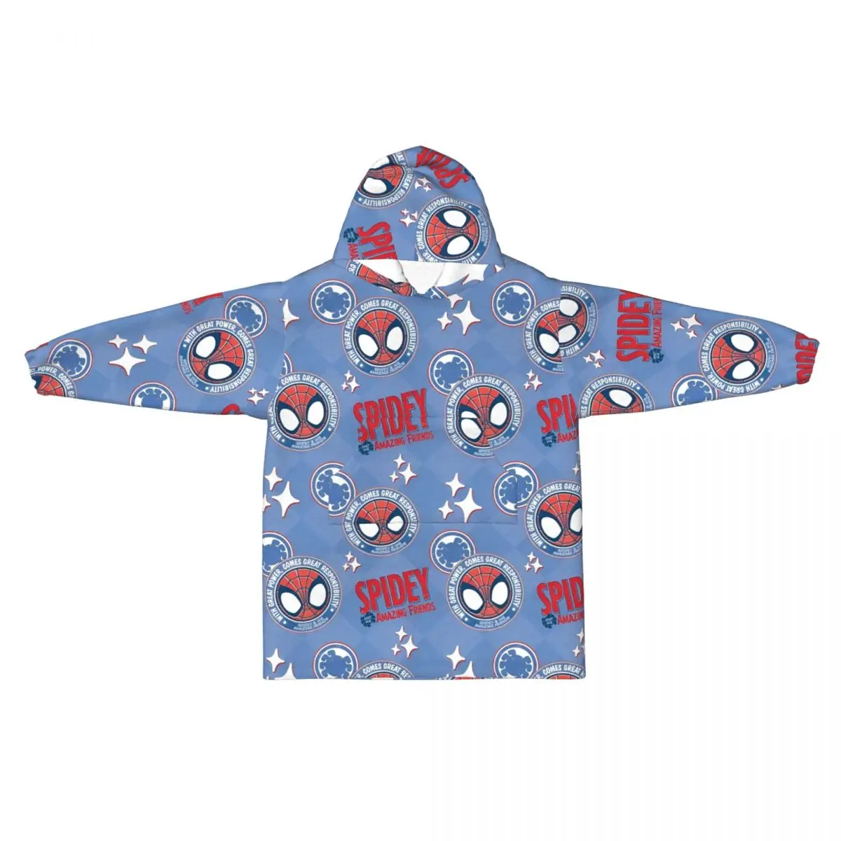 

Детское одеяло с капюшоном «Человек-паук», носимые пижамы большого размера, толстовка, одеяло