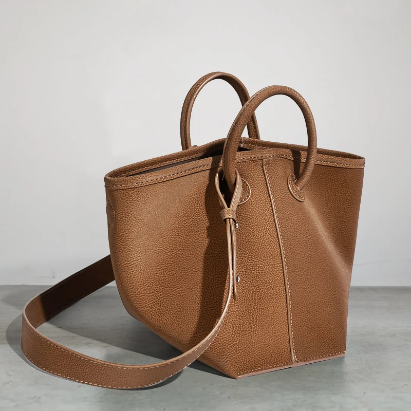 

Классические сумки-ведра для женщин. Роскошная дизайнерская сумка и кошелек. Новинка 2023 года из искусственной кожи с внутренним карманом. Верхняя ручка. Широкие ремни на плечо.