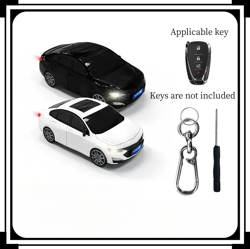 

For Chevrolet Malibu Blazer Traverse Camaro Cruze Equinox Spark Trax Key Cover Car Model Key Protective Case 2 3 4 5 Button Fob