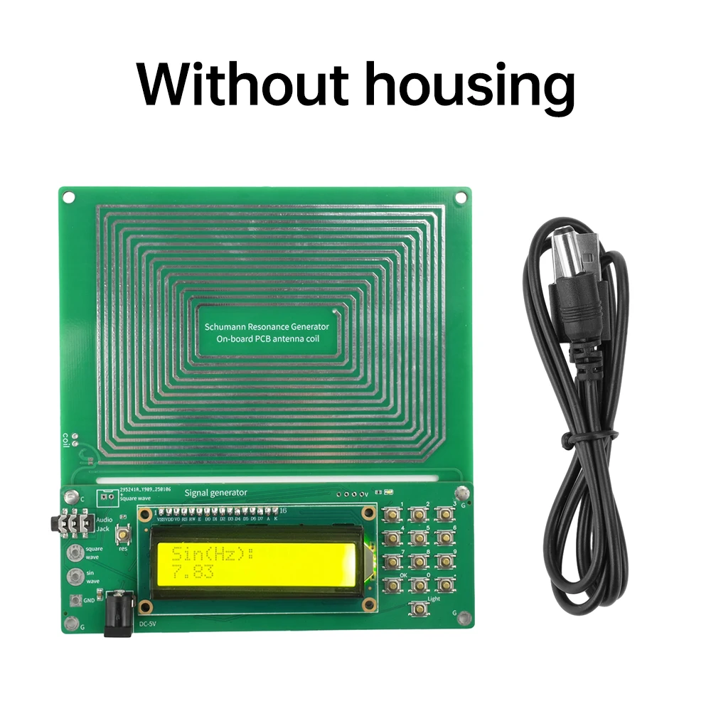 Adjustable 0.01Hz~100000Hz 7.83Hz Schumann Wave Pulse Generator Ultra-low Frequency Pulse Sine Wave Generator Audio Resonator