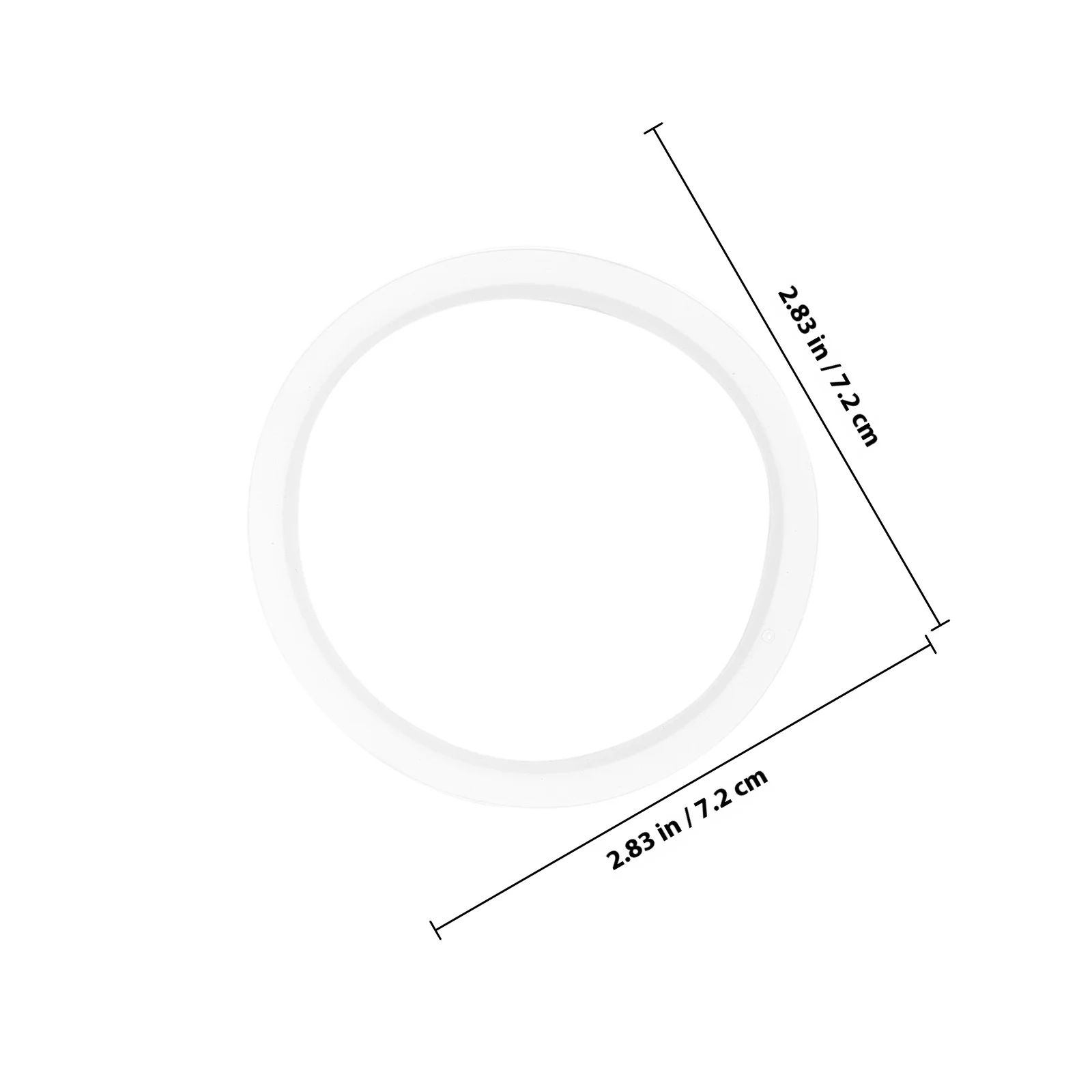10 Stück Einmachgläser, Deckel, Silikondichtungen, wiederverwendbarer runder Ring für Flasche, Lebensmittel, Sicherheitsflasche, Dichtungsring, Ersatz-Silikonringe