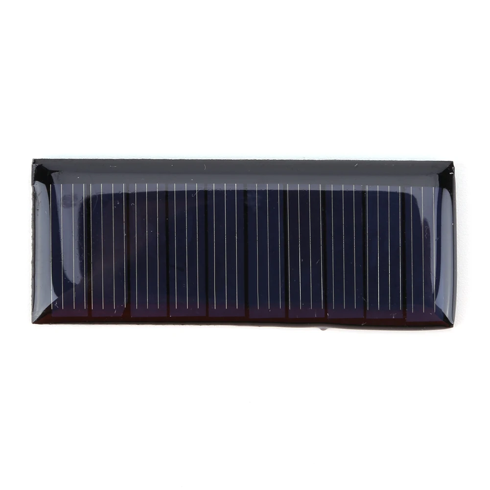 1/2 Pcs Small Solar Power Panel 5V 0.23W 45MA Micro Solar Charger Panel 58*23MM Polysilicon for 3.7V Solar /LED Light