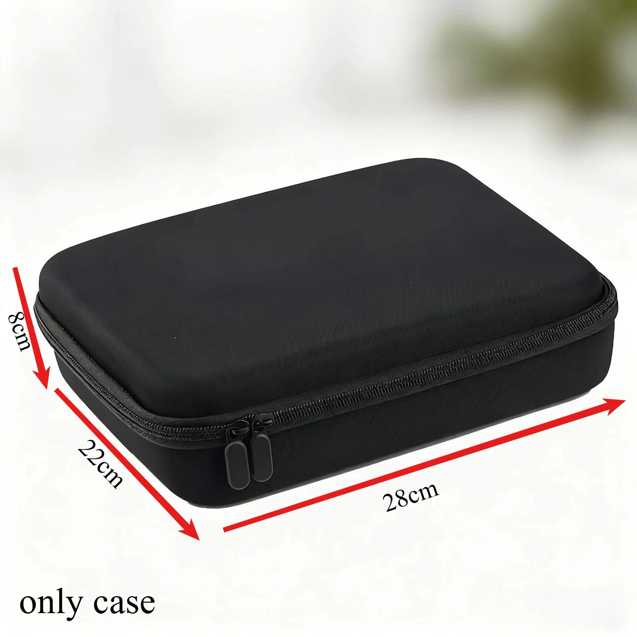 Hard Shell Battery Organizer Case, Portable Storage Holder Bag for 183 Various Batteries AA, AAA, C, D, 9V Button Cell (Box only