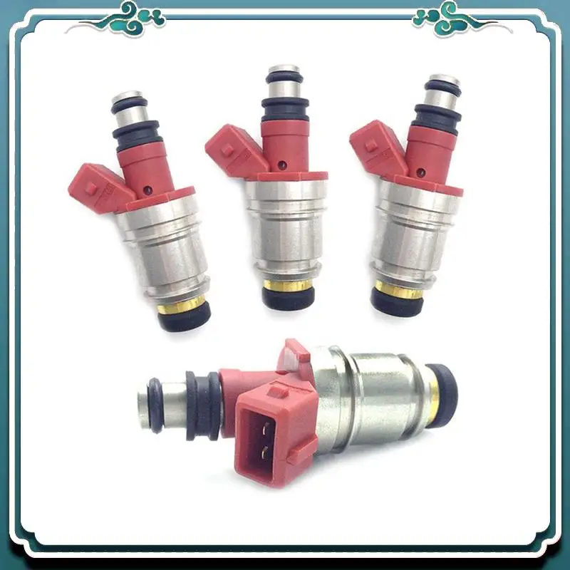 

Premium 4Pcs Car Fuel Injectors For Hitachi 16600-86G00 For Nissan Pickup D21 2.4L 1990-1995 JS21-1/ FJ564/ FJ342 Replacement
