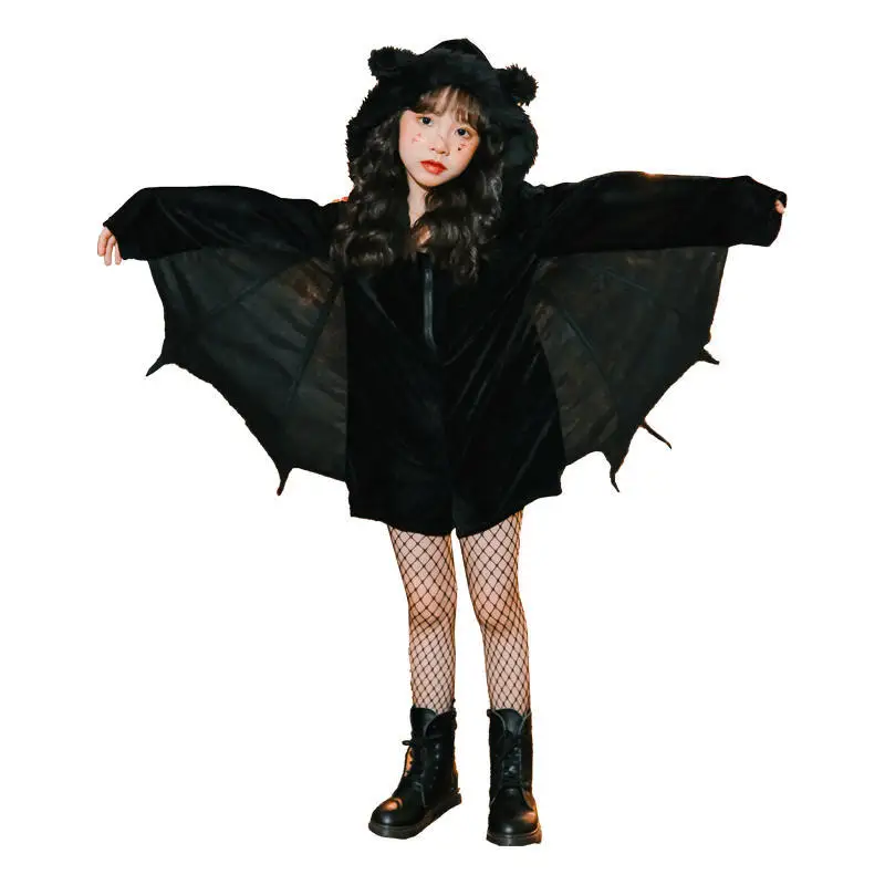 أزياء الهالوين للأطفال، أزياء الخفافيش الشيطانية للحيوانات، أزياء ماردي غرا التأثيرية للأطفال، أزياء اللعب اللطيفة للفتيات