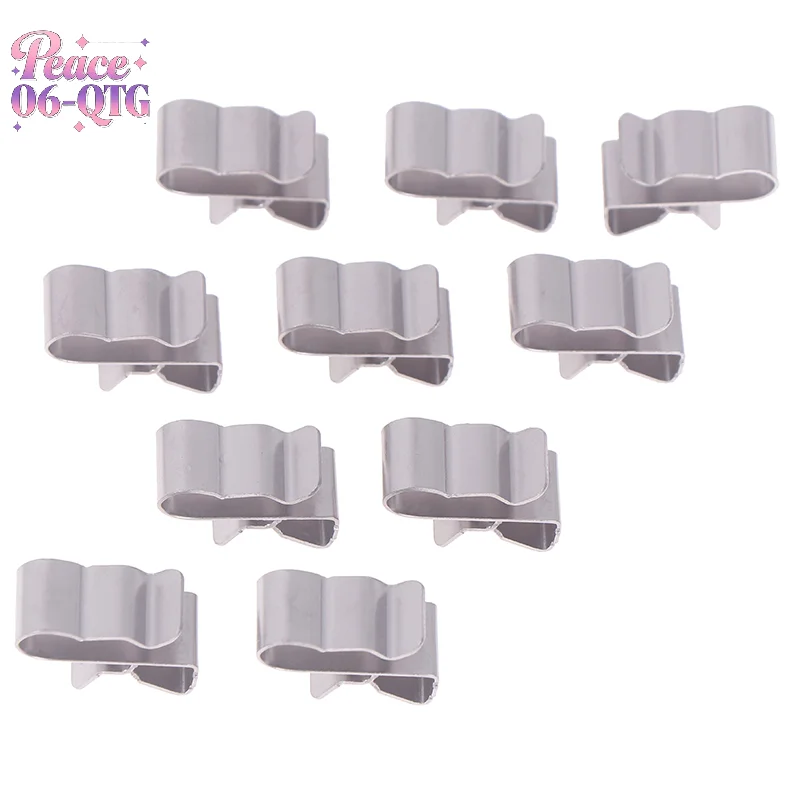 New 10PCS 304 Stainless Steel Solar PV Cable Clips/Clamp For PV Solar Cable Wire Installation In Photovoltaic System