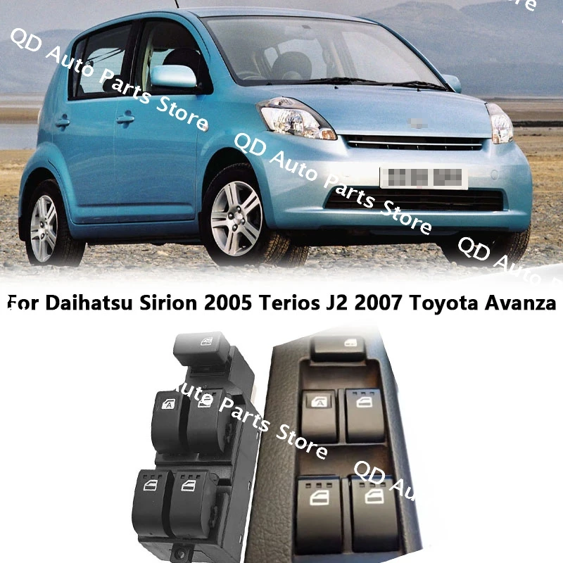 

Driver Side Electric Power Master Window Switch 1PC For Daihatsu Sirion 2005 Terios J2 2007 Toyota Avanza OEM:84820-B2010