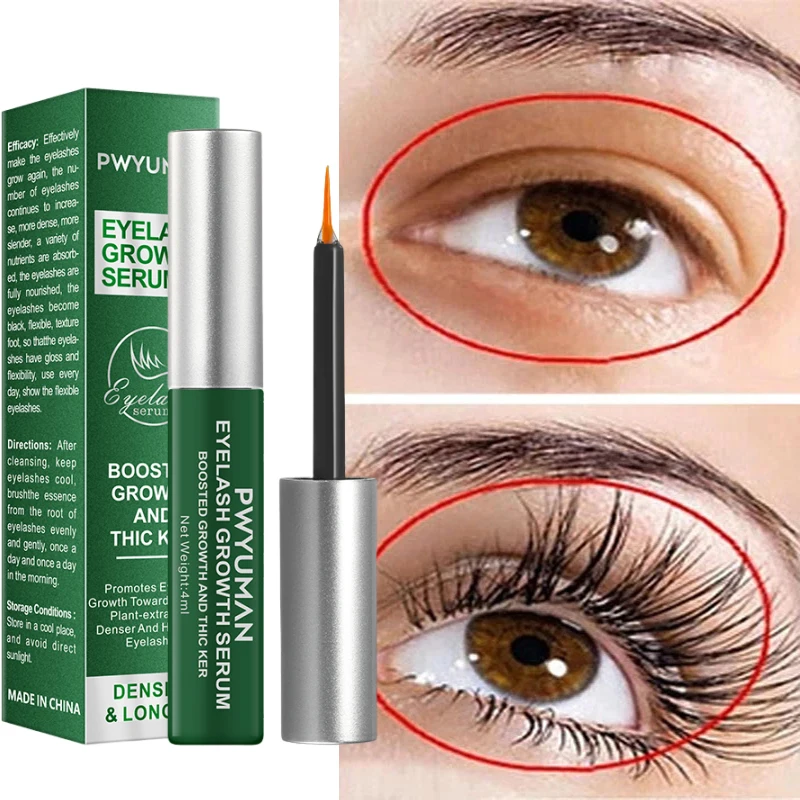 Produtos rápidos do soro do crescimento dos cílios, Sobrancelhas Enhancer, Fuller, Tratamento mais grosso dos cílios, Alongamento Lash Lift, Eye Care