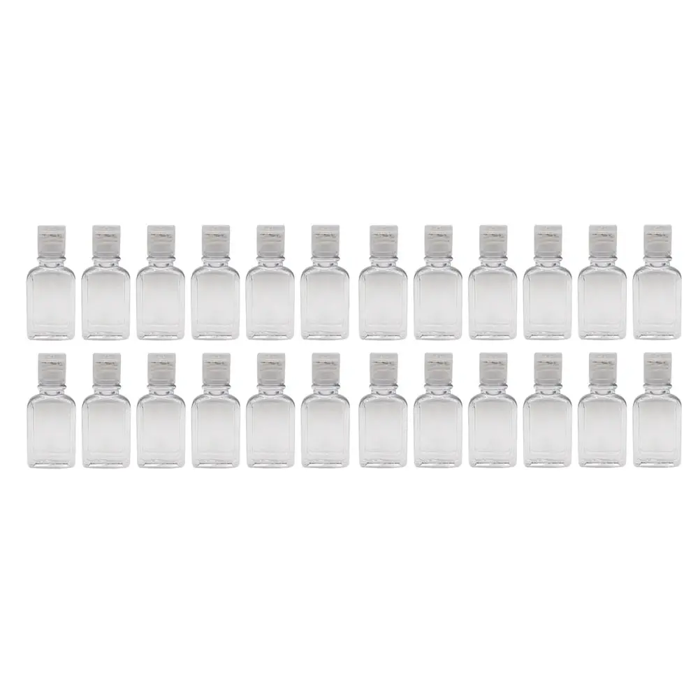 

35 pcs Octagonal Bottles Travel Size Empty Shampoo Plastic with Caps Durable Dispensers for Lotion Face Wash Hand