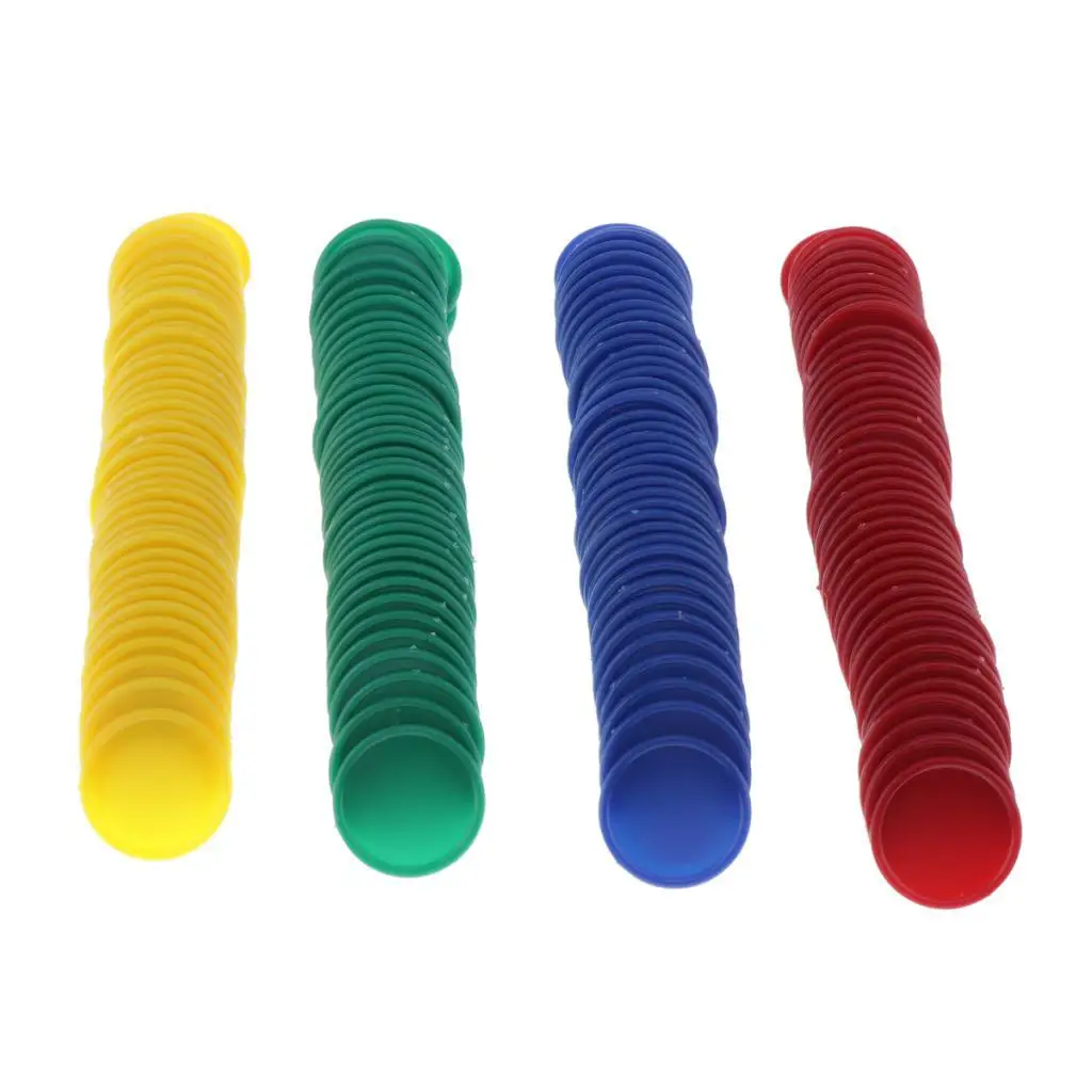 

Пластиковые фишки для настольных игр, цветные счетные монеты, набор для казино, счетные элементы для обучения в классе