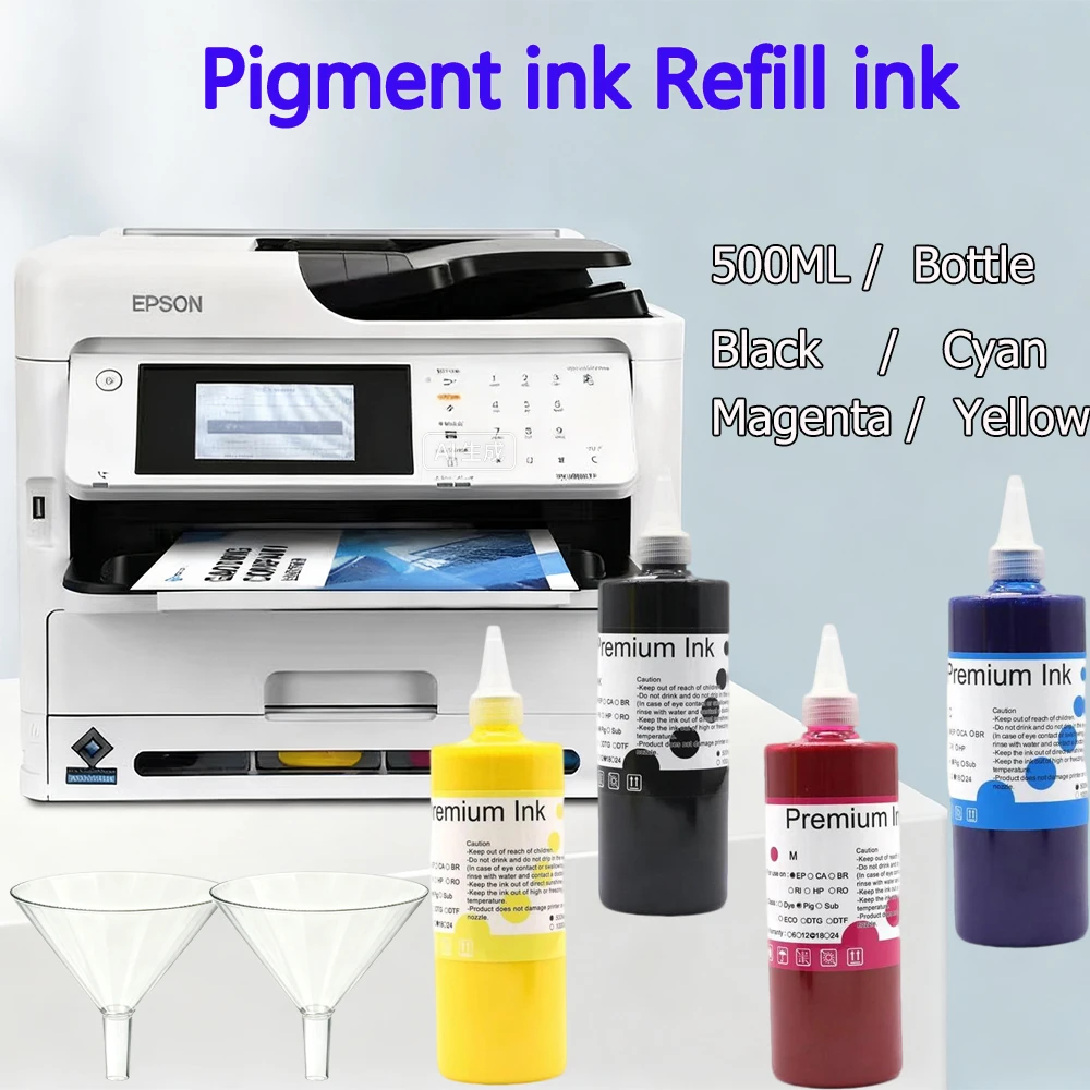 

Пигментные чернила для Epson WF-C5390 WF-C5290 C5790 C5210 C5710 C5890 C5810 C5310 T11D1 T11C1 T9441 T9451 T9461 T11G пигментные чернила