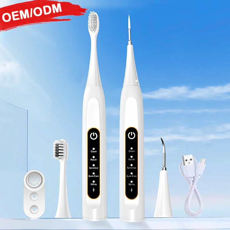 

Oral Care Appliances Ipx7 Waterproof Teeth Cleaner Portable Electric Toothbrush with Tartar Remover Ultrasonic Dental Scaler
