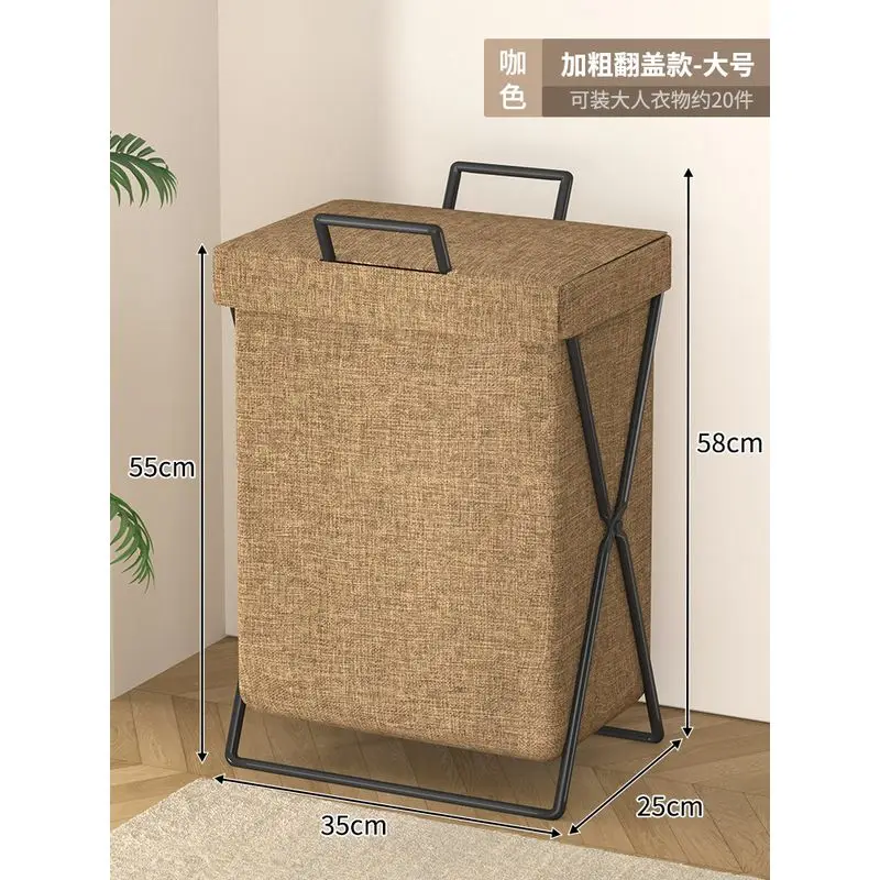 New Dirty Clothes Basket Storage Basket Laundry Basket Home Foldable Dormitory Storage Bucket Bathroom Clothes Storage Artifact