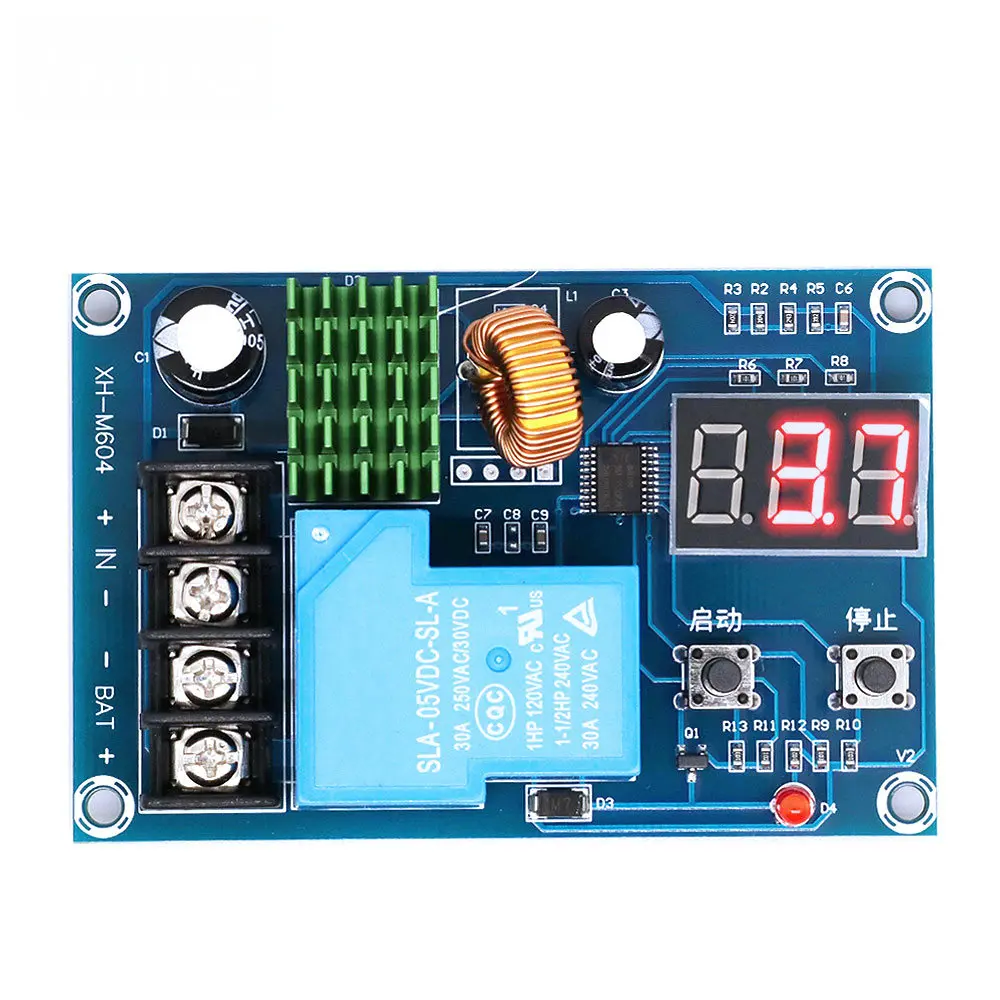 6-60v lead-acid Battery Charging Controller Protection Board charger switch XH-M604 Control Module Solar charging car battery