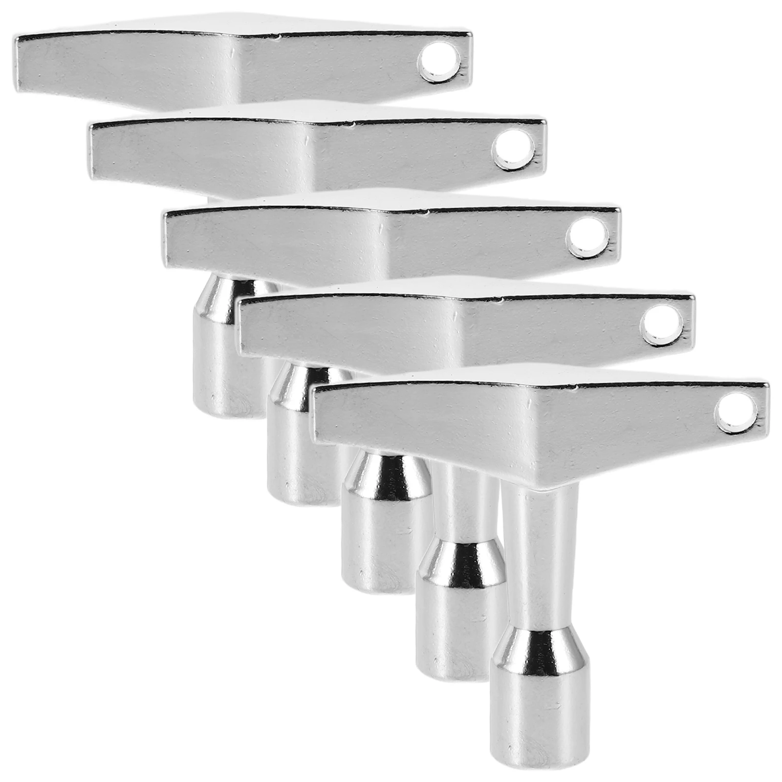 

5pcs Silver Drum Percussion Accessory Coated Durable Bass Drum Lug Parts Acoustic Tuning Tool Hardware Kit Music Replacement