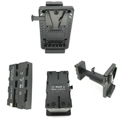 V-Mount Battery to F970 BP-U60 Plate Adapter Converter for Sony Camcorder Video LED Light V Mount V-Lock F550 F770 U60 U70 U90