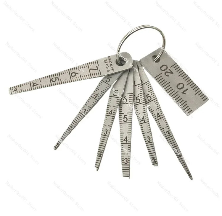 

Pocket Small Pointed Ruler Set 3710-6 Gap Gauge Suit Tapered Ruler 1-5-5.5-6-6.5-7.5