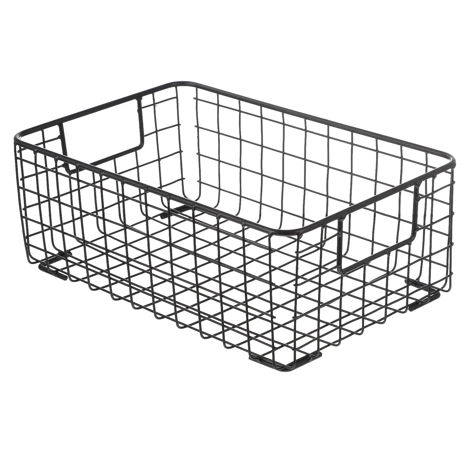 

Snack Storage Basket Fruit Metal Bin Modern Kitchen Organizer Baskets for Storing Fruits Snacks Housewarming Gift Practical Use