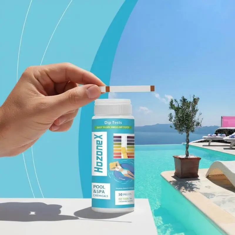 New 50Pcs 3 In 1 Pool Test Strips For Maintaining Water Quality High Accuracy Pools Testing Paper Swimming Pool Tester C5AD