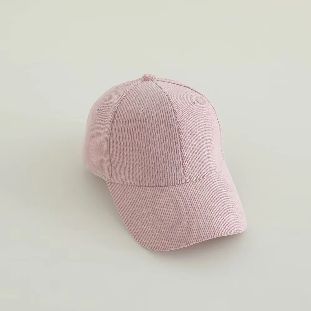 Neue Cord-Baseballkappe, warme Entenschnabelmütze für Herbst und Winter, mehrfarbige modische Sonnenschutz-Hip-Hop-Kappe für Herren und Damen – Detail 14