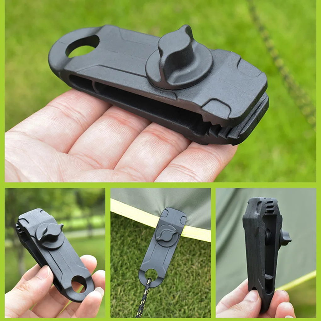 Tarpaulin Clip Quality Durable Awning Tent Lashing Buckle Outdoor Camping Awning Hook Windproof Rope Barb Clip