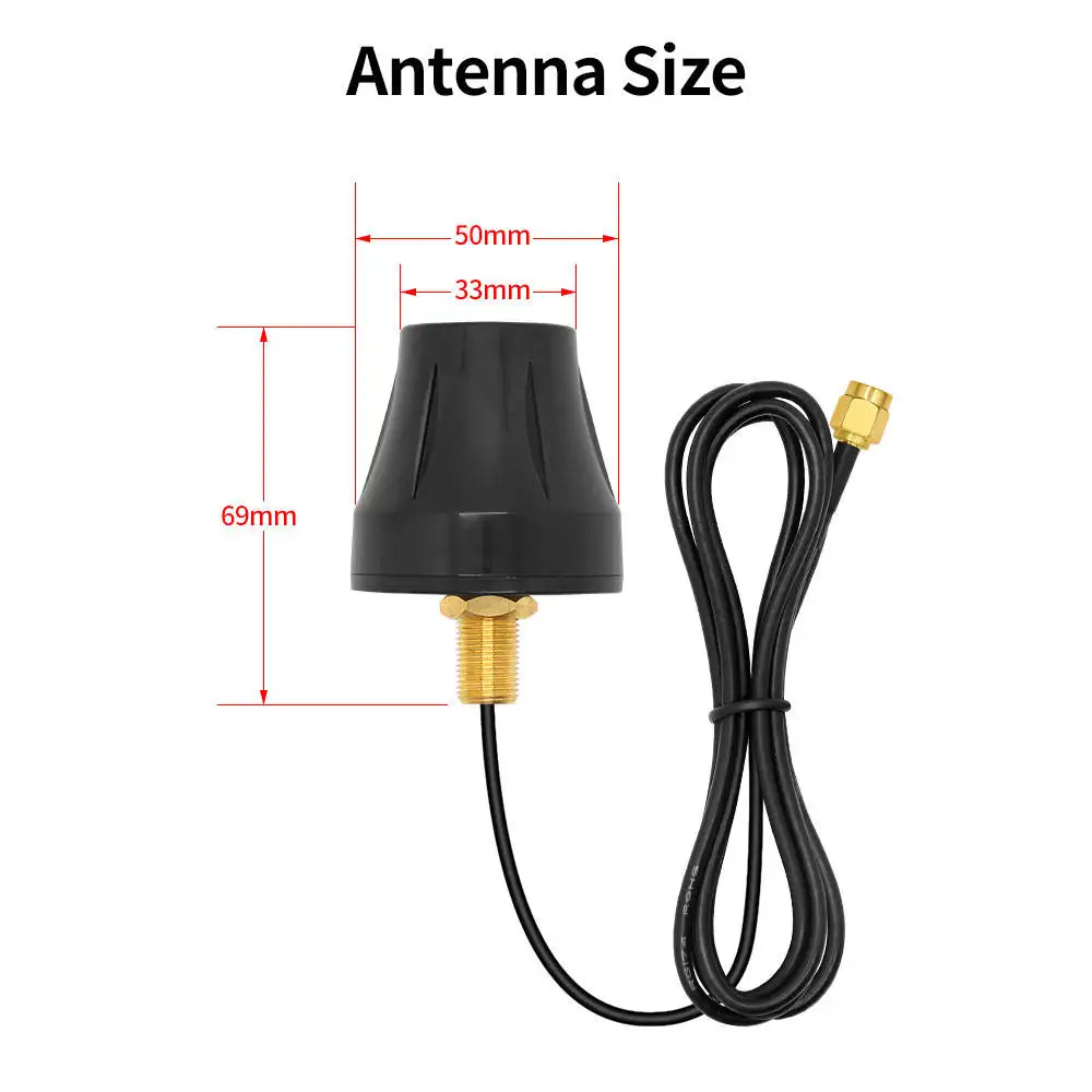 4G 433Mhz Gsm 2.4G 5.8G Wifi Kast Antenne Buiten Waterdicht 7dbi Externe Antenne Sma Mannelijke Voor Dtu Nb Model