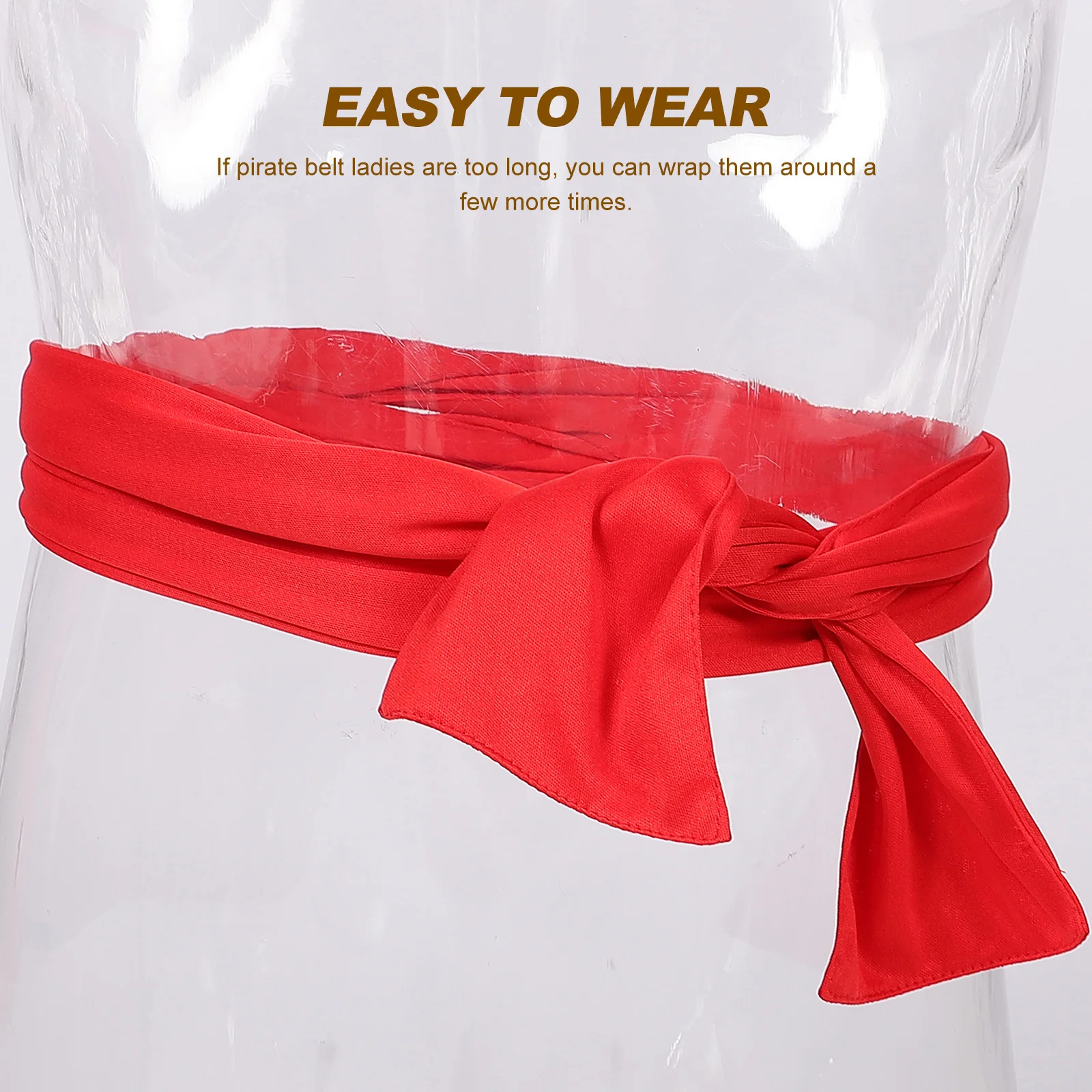 

Pirate Hat Pirate Accessories For Women Belt Set Red Bandana Waist Belt for Men Women Halloween Party Accessories Beach Travel