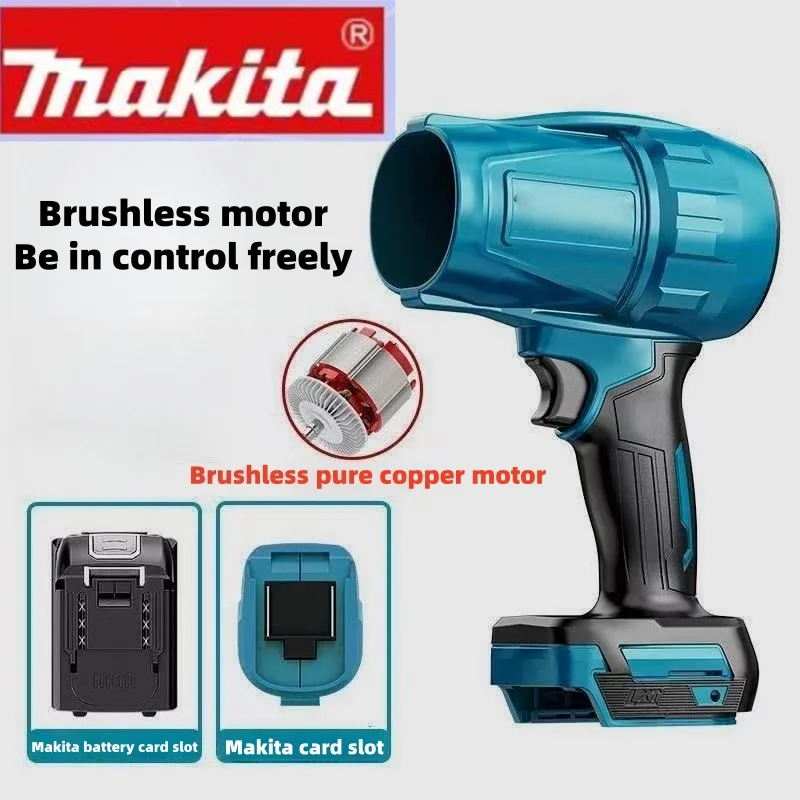 

100% Original Makita 18V Violent Blower 30000RPM Turbo Jet Fan Electric Air Duster wind speed Turbo Rechargeable Cleanin Tool