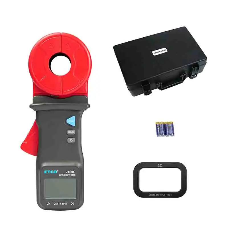 New  Clamp Earth Resistance Tester 1000 Current Leakage 30A 0.001 Resolution 99 Sets Memory ETCR2100A ETCR2100 ETCR2100C