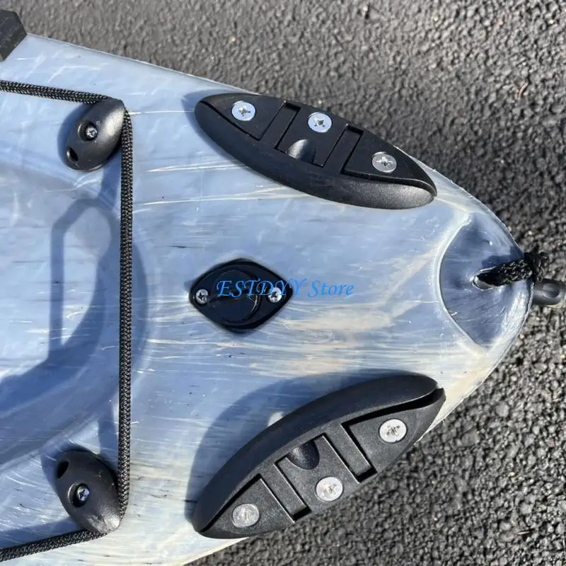 G6DE Quality Nylon Folding Cleat With Screws For Safe Installation On Kayaks Boats And Marine 130mm Seafaring Cleat Foldable view 5