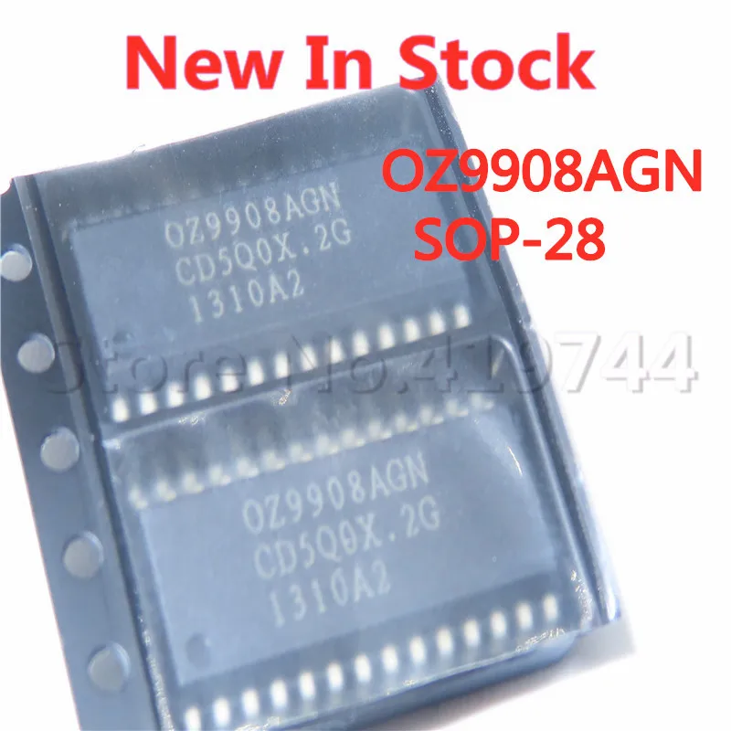 2PCS/LOT OZ9908AGN SOP-28 SMD LCD LED backlight chip In Stock NEW original IC