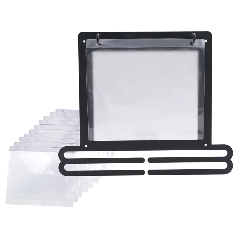 

M04K 2X Medal Display Wall Mounted Medal Hanger Running Bib And Medal Holder Hanging Medal Rack Square Shape Medal Holders