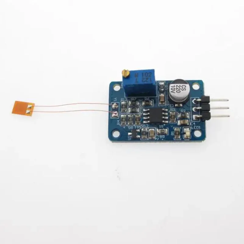 10Pcs 350 Strain Gauge Bending Sensor Module Y4 Weighing Amplification Conversion Module Can Detect Object Bending