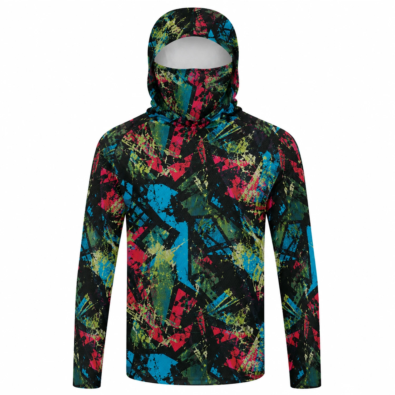 Men Hood Fishing Shirt long sl - Fishing Shirt Uv Protection review and price