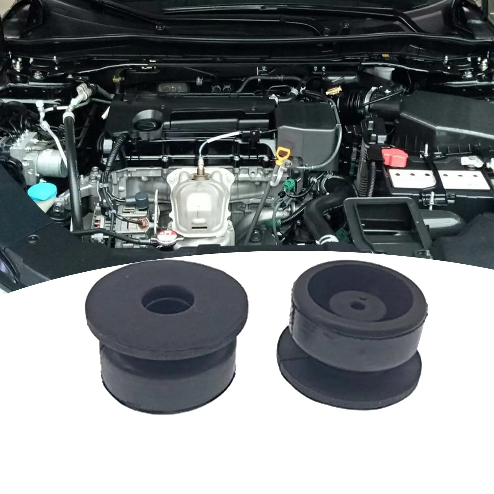 2x Radiator Cushion Lower Mount Bushing Replace for Honda Cr-V Accord