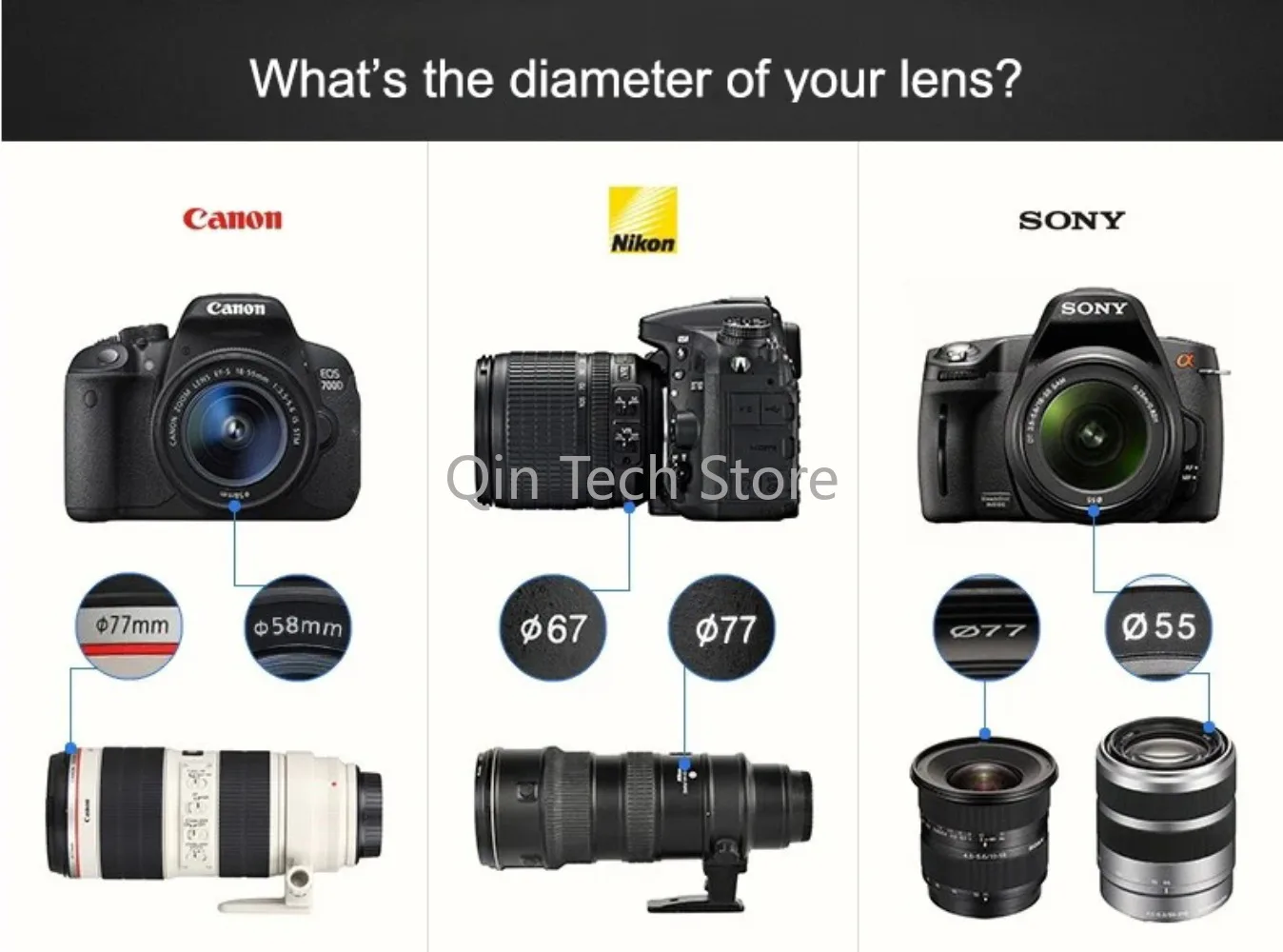 Цифровой фильтр HOYA HD CPL 67 мм 72 мм 77 мм 82 мм