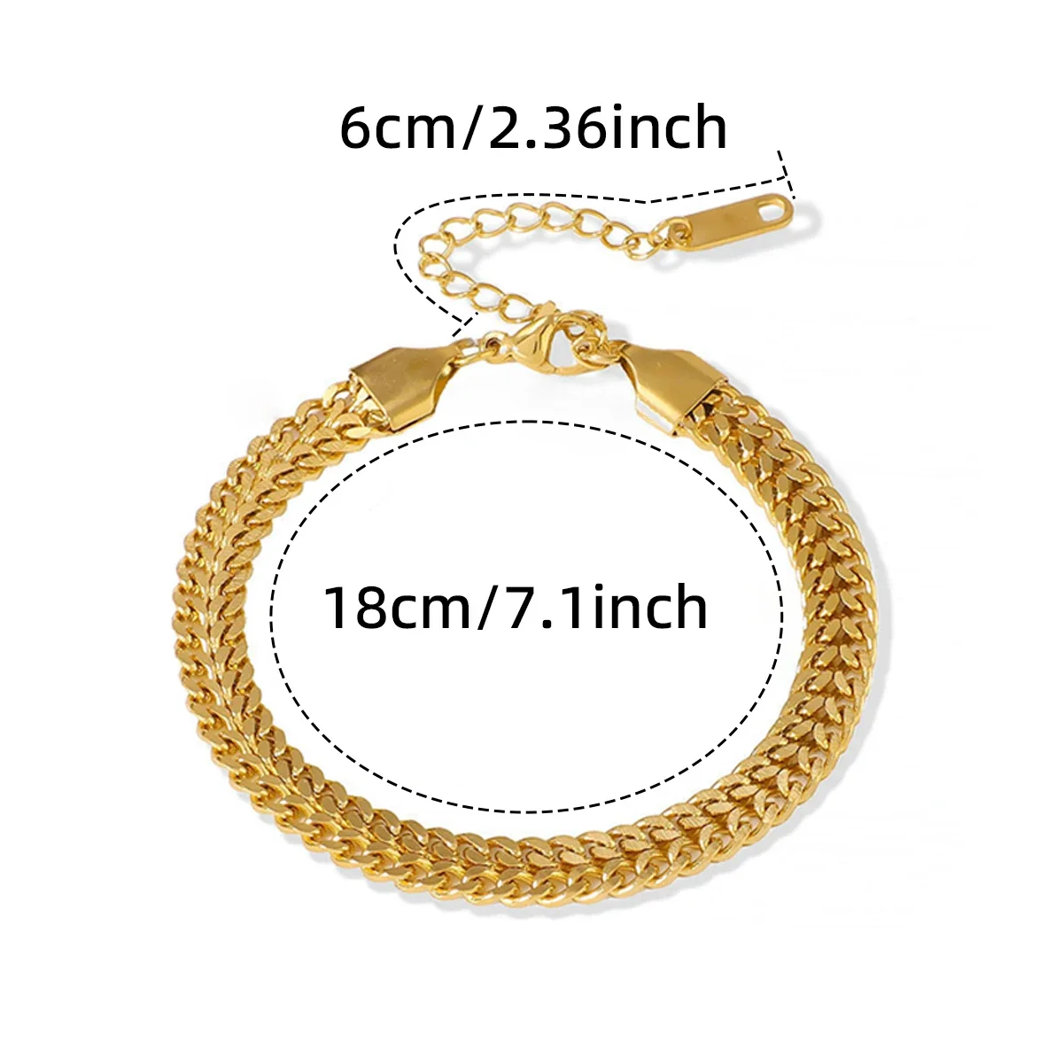 Fashion Mesh Link Bracelet Charm 316L Stainless Steel Chain Unisex Casual Party Jewelry Gift for Wrist Hand