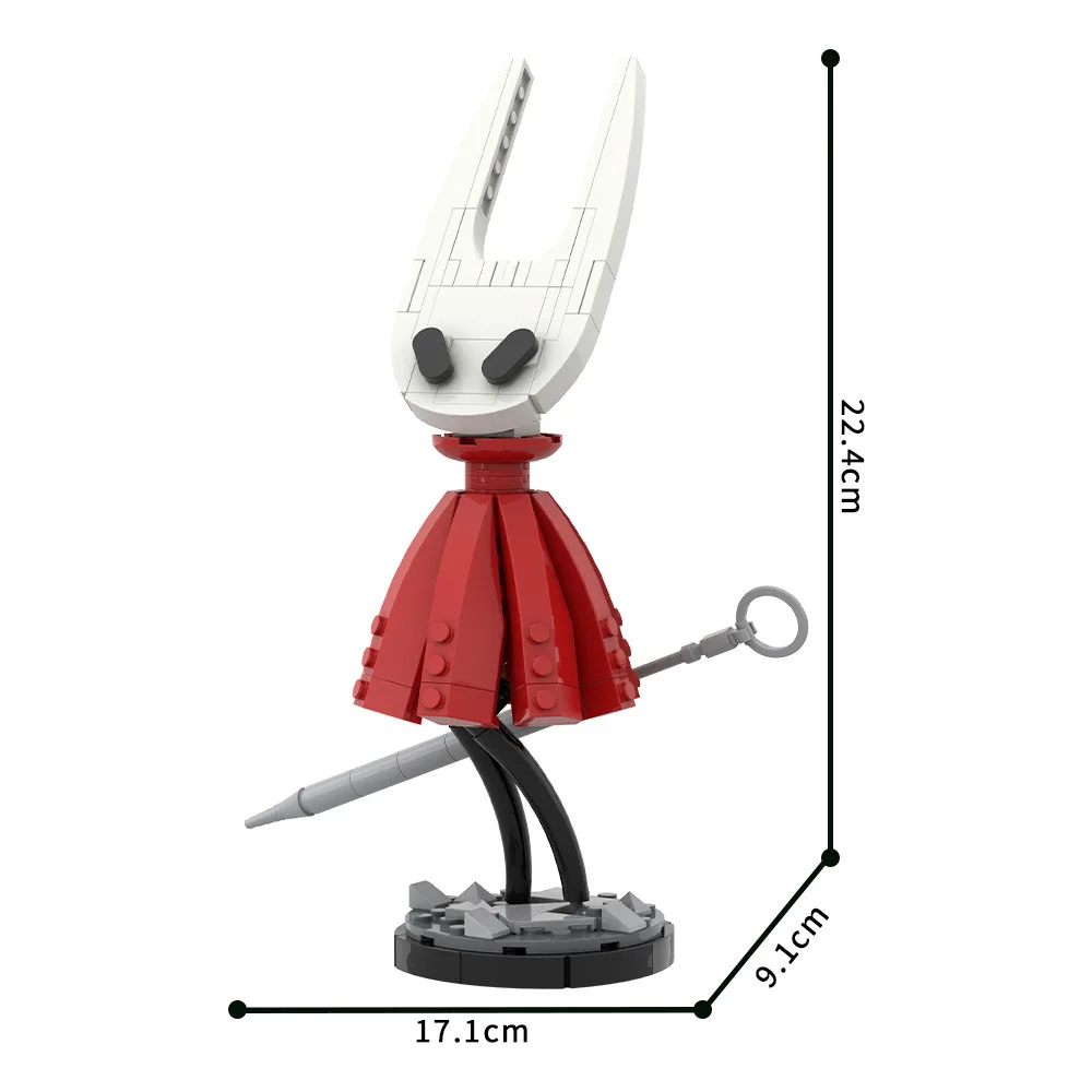 MOC Popular Game Hollow Knight Character HornThe Knightet Pure Vessel Model Bricks Set Adult Building Blocks Kid Toys Gift