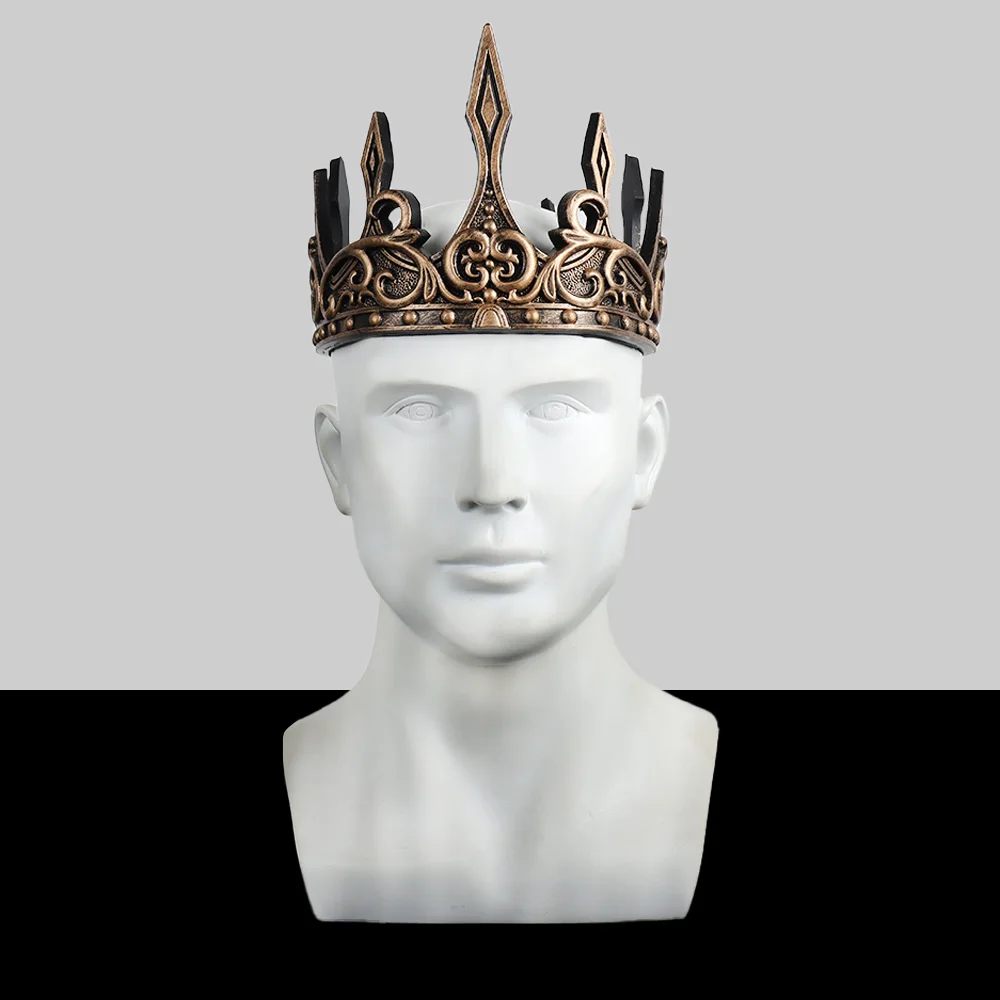 تاج الملك خمر غطاء الرأس للرجال ، أغطية الرأس في العصور الوسطى ، زي هالوين ، كرنفال حزب غطاء الرأس ، الدعائم تأثيري للفتيان والبالغين