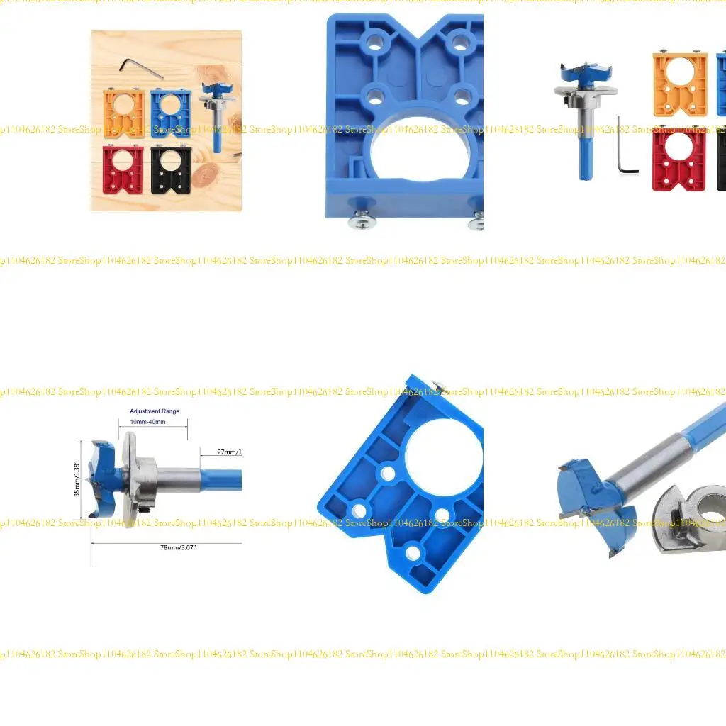 Q2q4 35mm gabarito dobradiça escondido